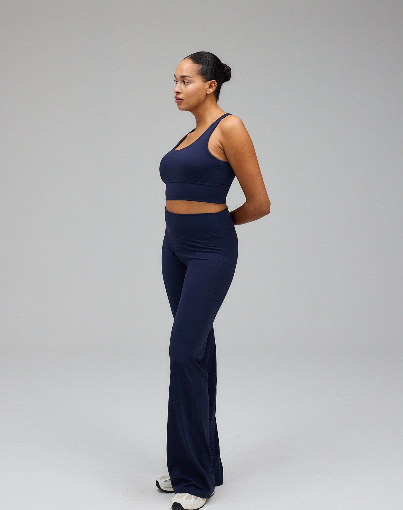 Exercere Tights Flare Yoga Pants - Navy