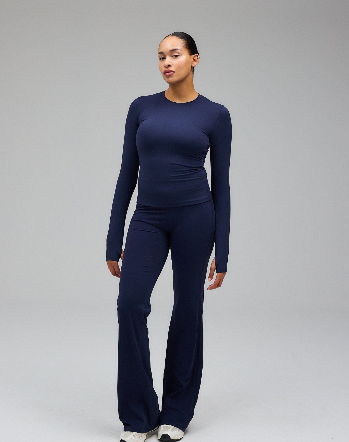 Exercere Tights Flare Yoga Pants - Navy