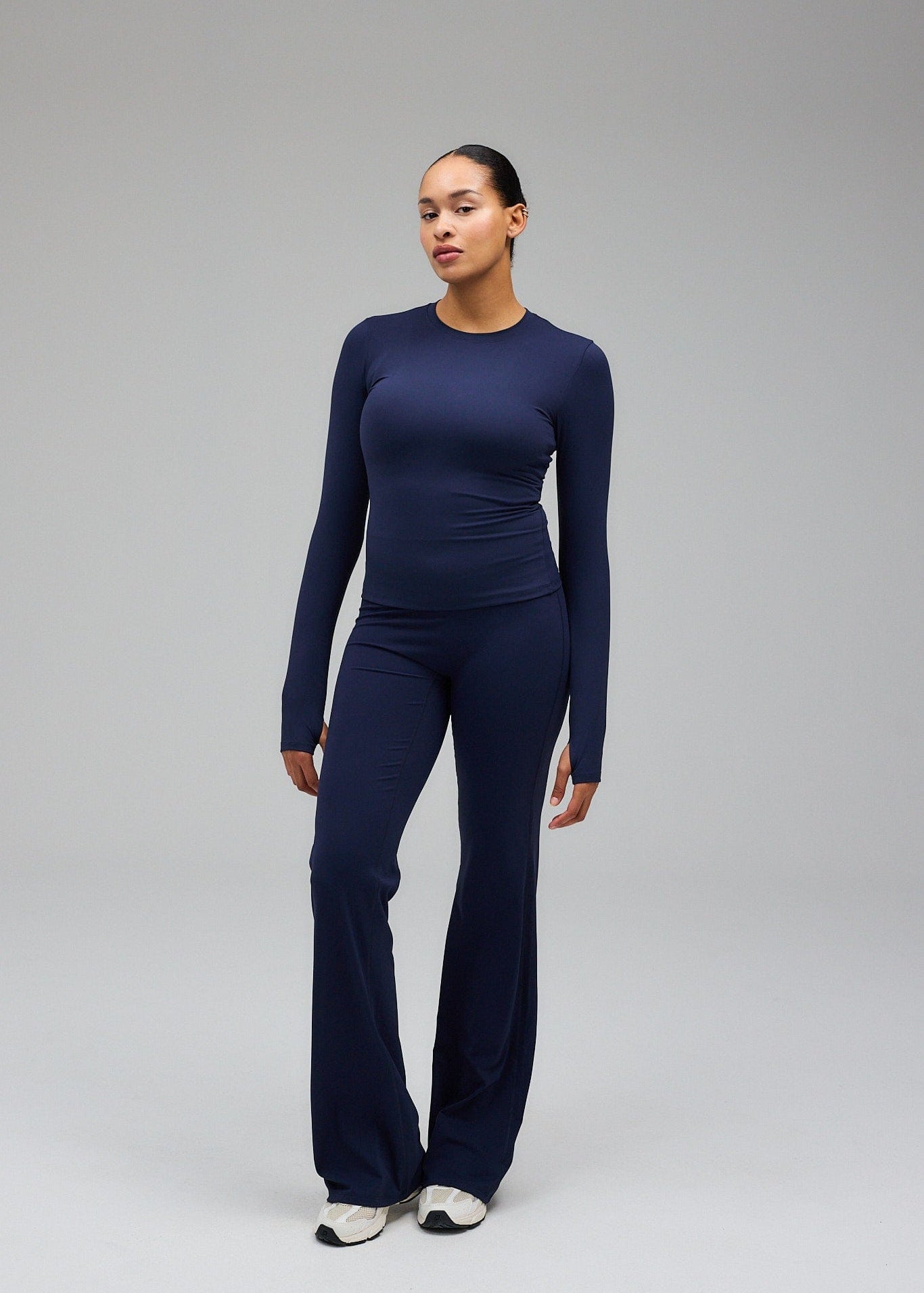 Exercere Tights Flare Yoga Pants - Navy