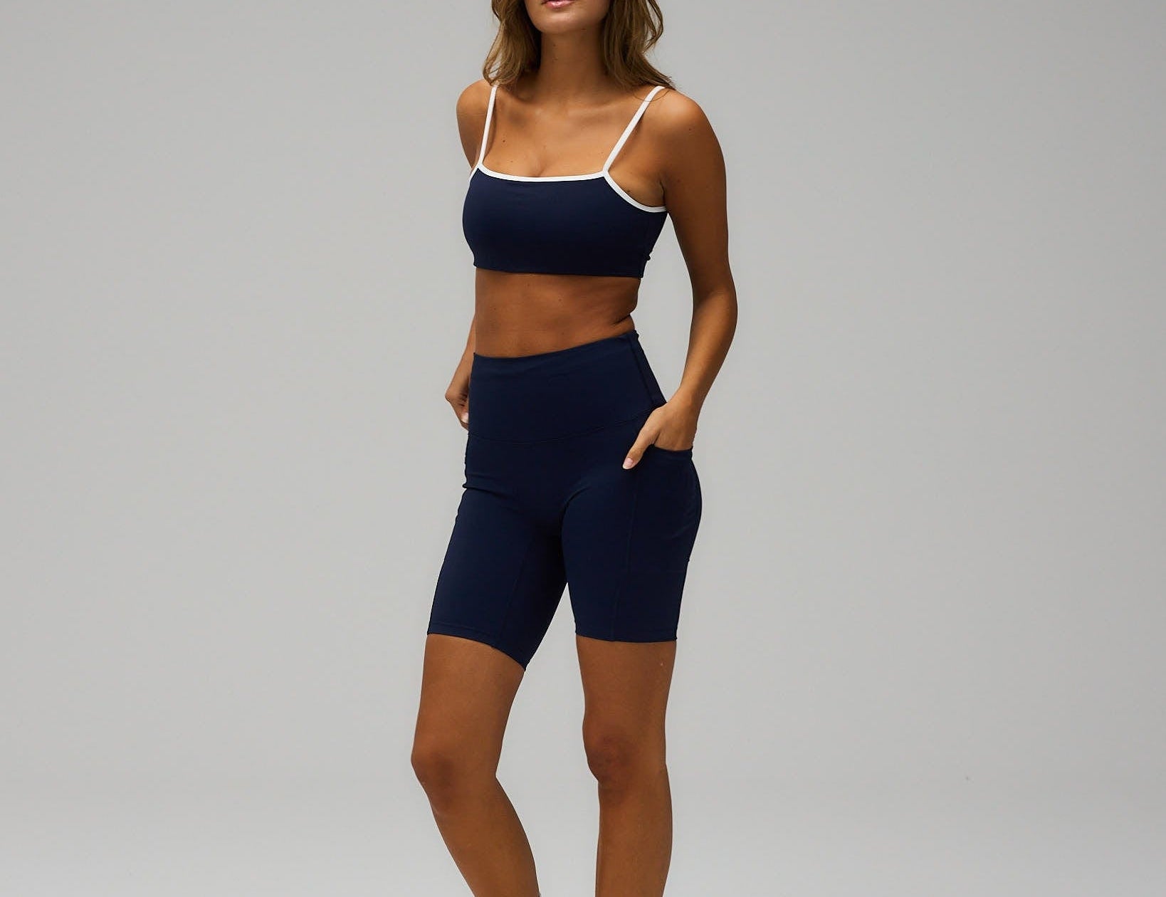 Exercere Shorts Active Pocket Shorts - Navy