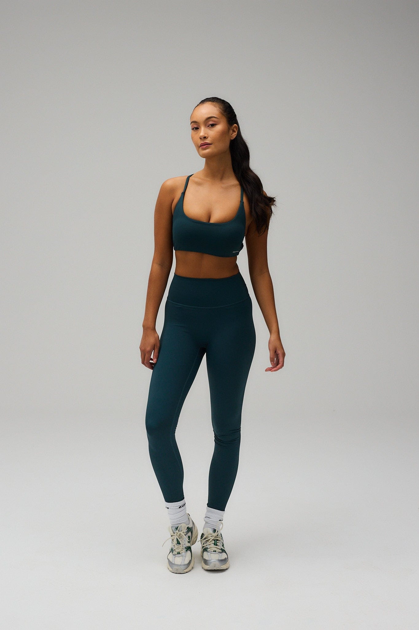 Exercere Tights Sculpt Scrunch Tights - Sea Green