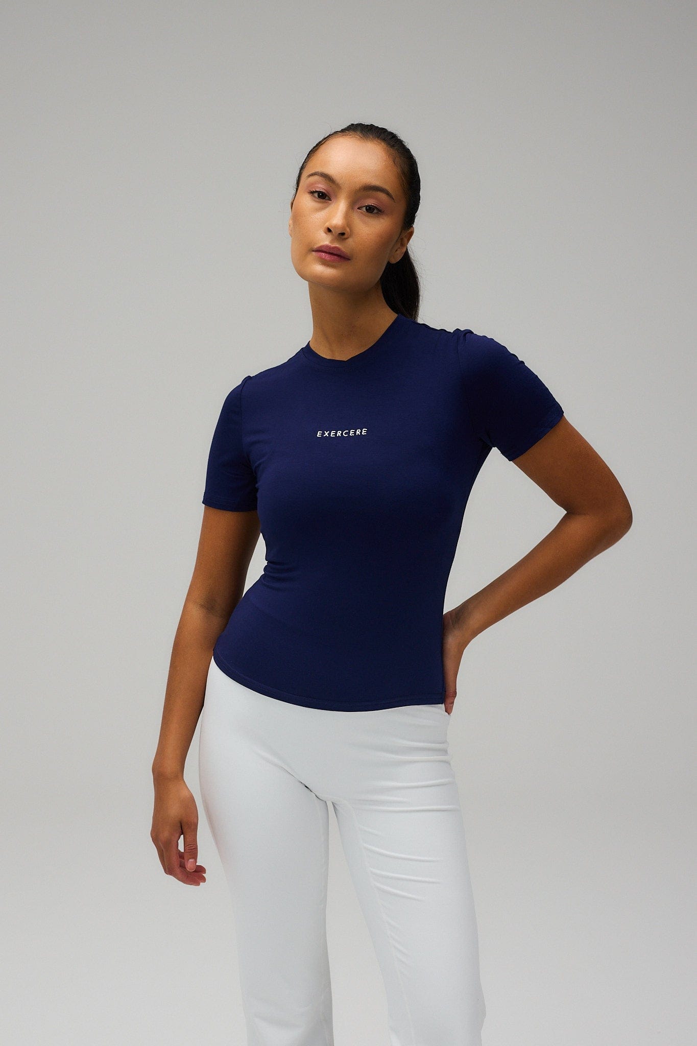 Exercere Tops Jersey T-shirt - Navy