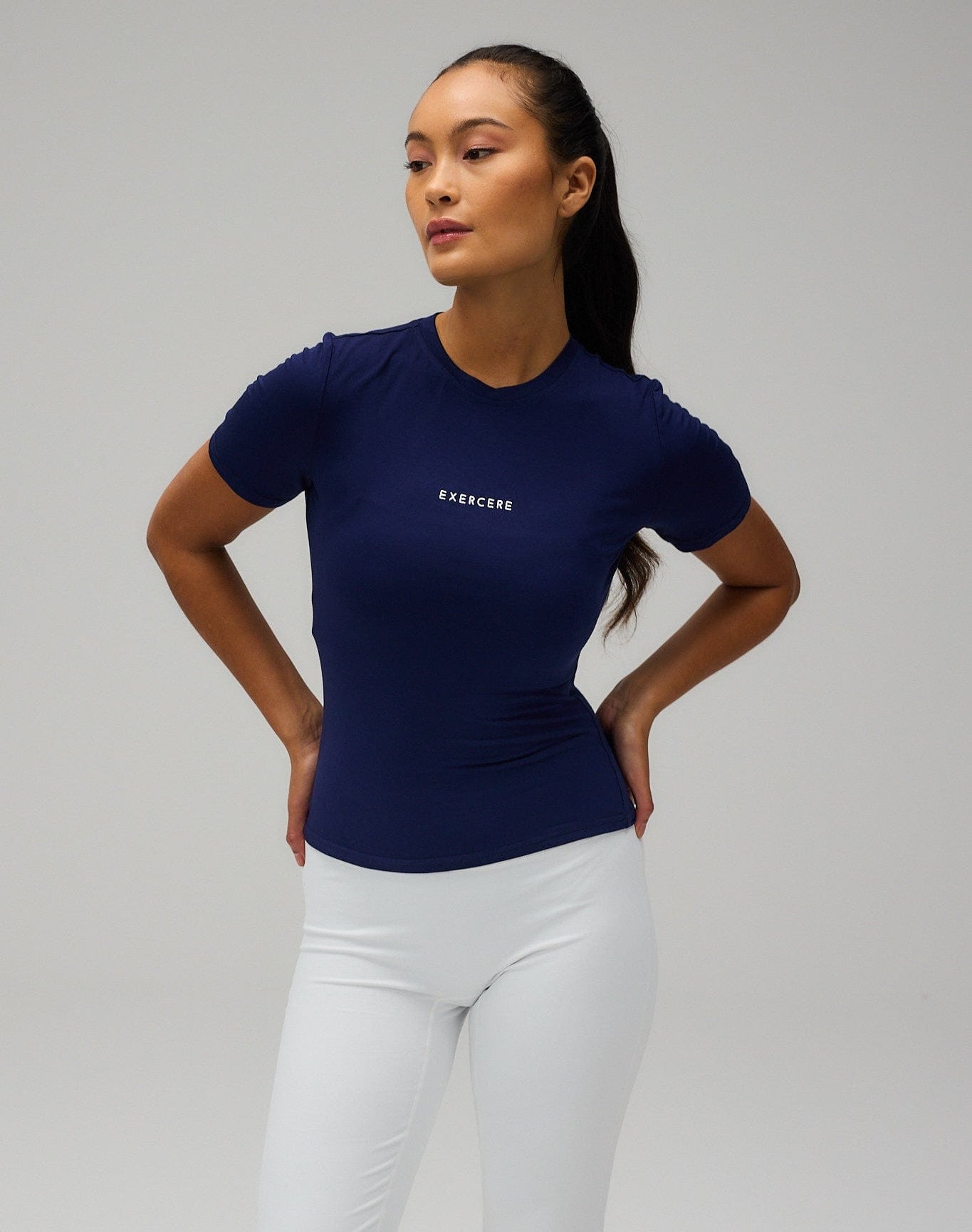 Exercere Tops Jersey T-shirt - Navy