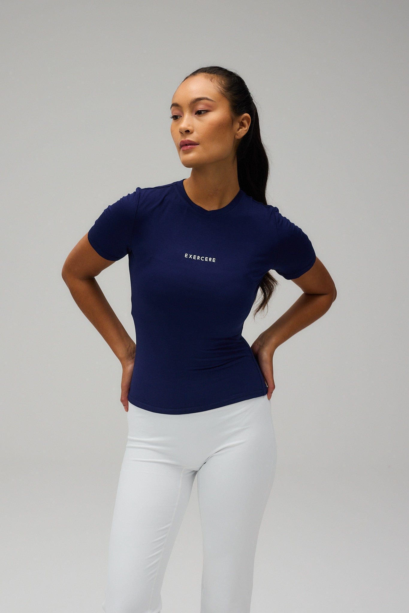 Exercere Tops Jersey T-shirt - Navy
