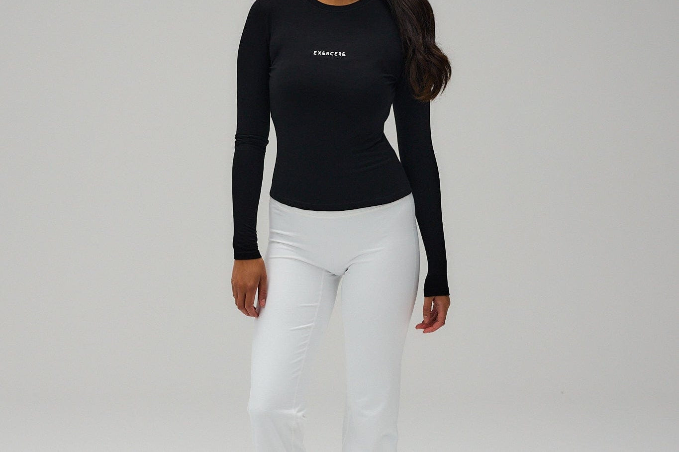 Exercere Tights Flare Yoga Pants - White