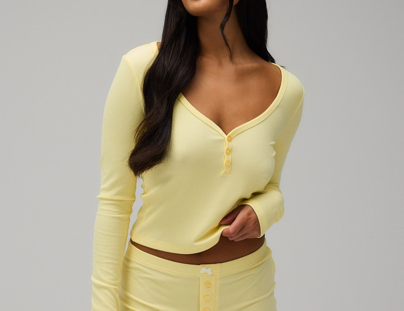 Exercere Rib Night Shorts Rib Night Shorts - Banana