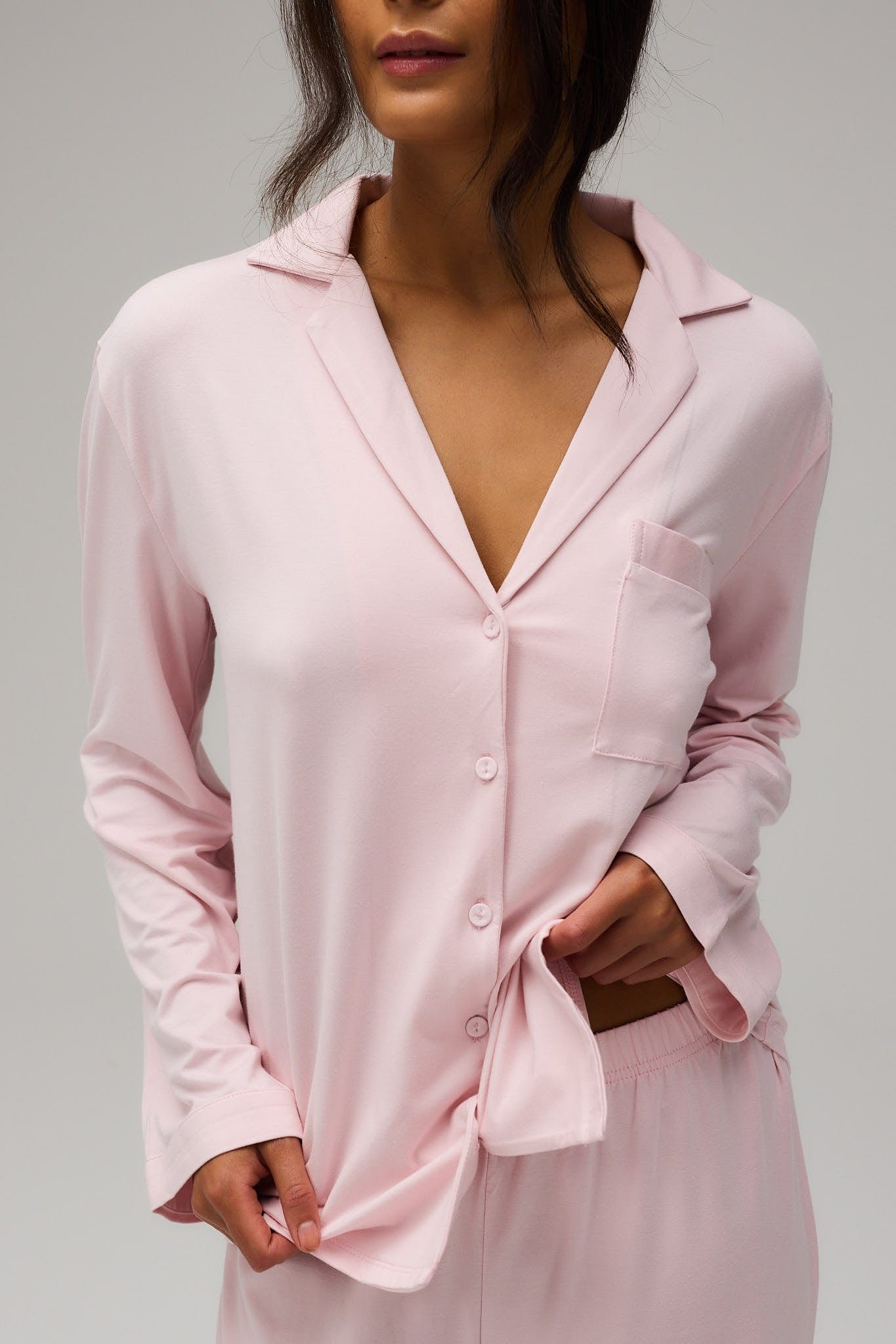 Exercere Pyjamas Blouse Pyjamas Blouse - Soft Pink