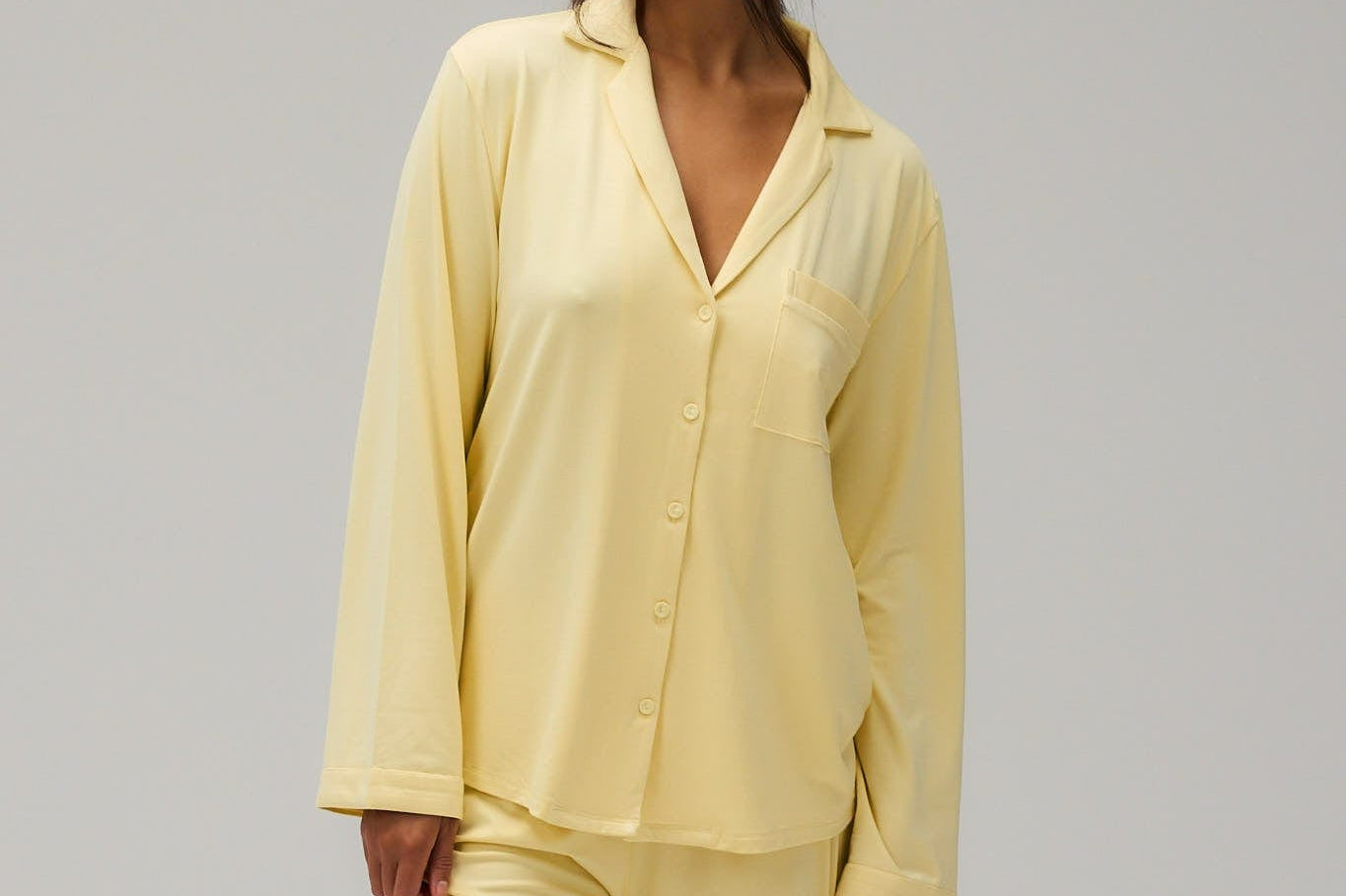 Exercere Pyjamas Blouse Pyjamas Blouse - Banana