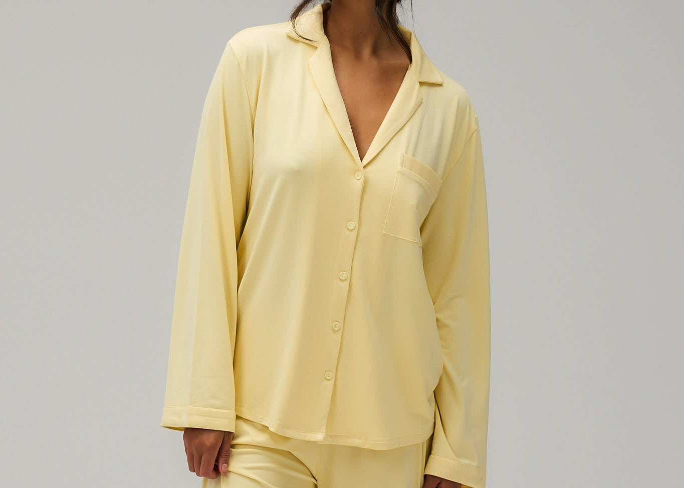 Exercere Pyjamas Blouse Pyjamas Blouse - Banana