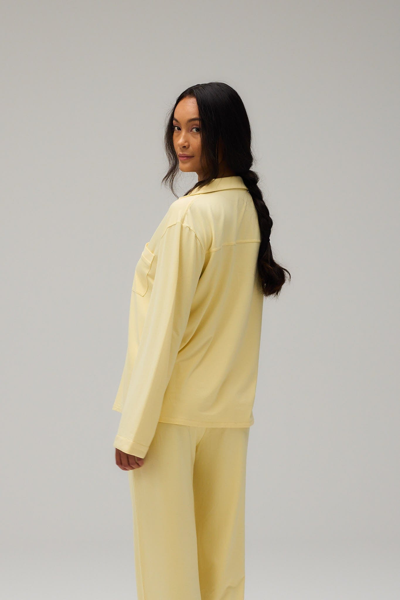 Exercere Pyjamas Blouse Pyjamas Blouse - Banana