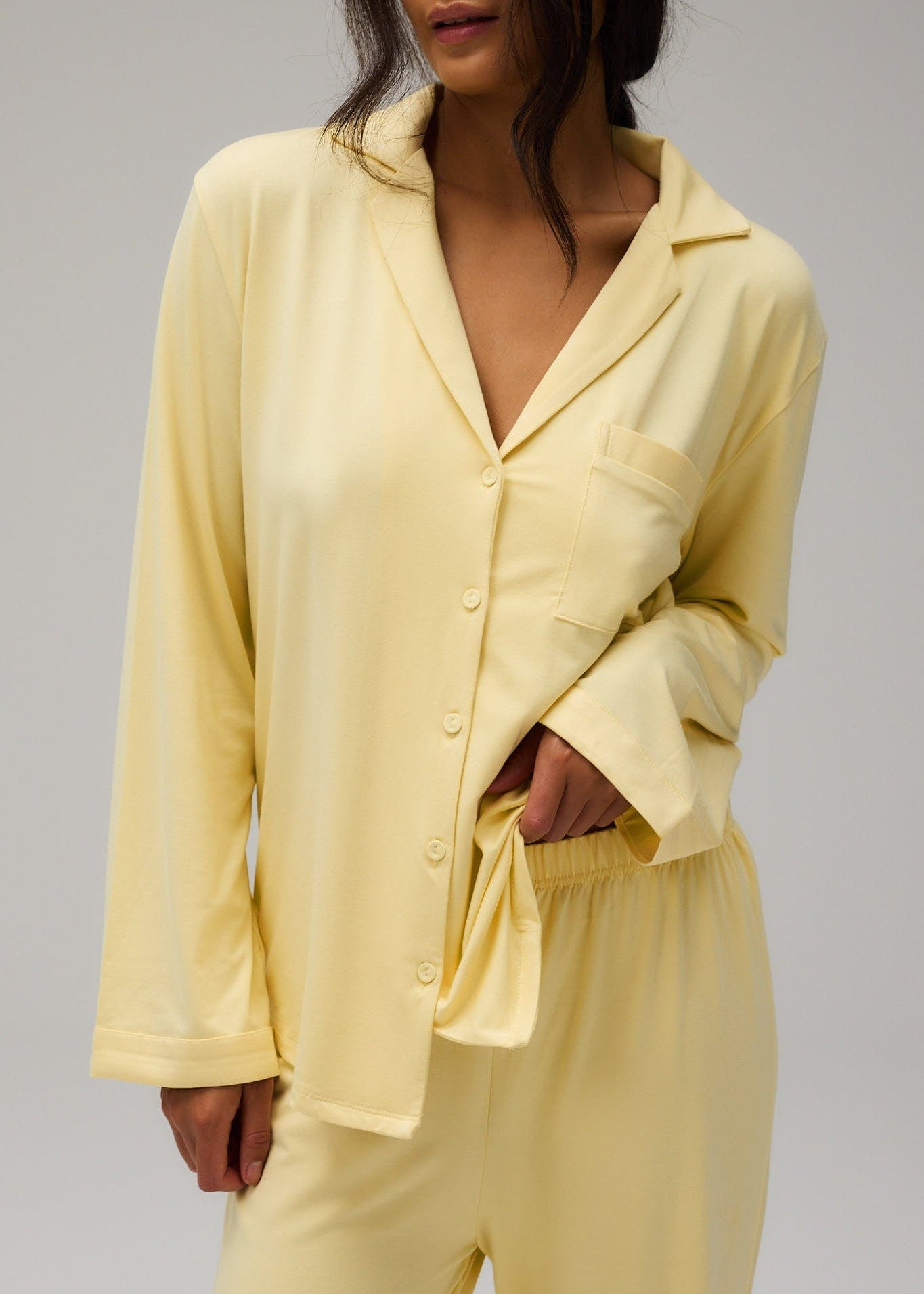 Exercere Pyjamas Blouse Pyjamas Blouse - Banana