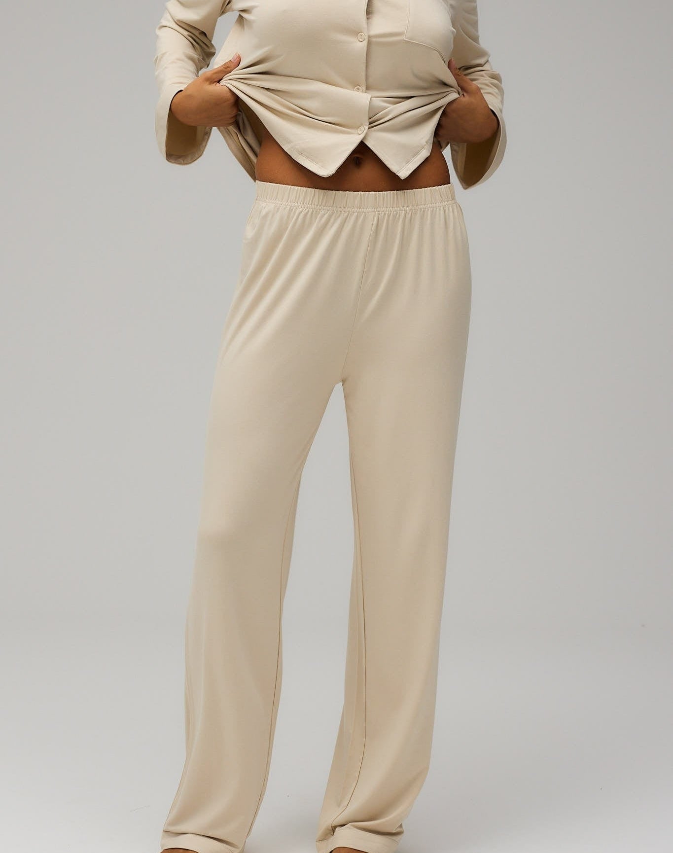 Exercere Pyjamas Pants Pyjamas Pants - Oatmilk