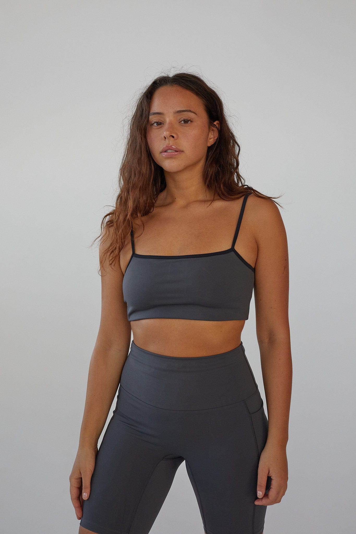 Exercere Sports Bras Active Pixi Bra - Slate Grey