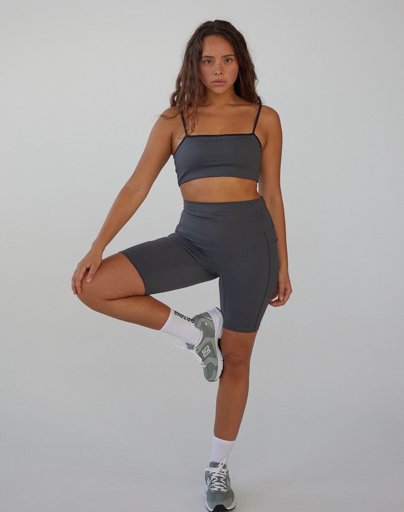 Exercere Sports Bras Active Pixi Bra - Slate Grey