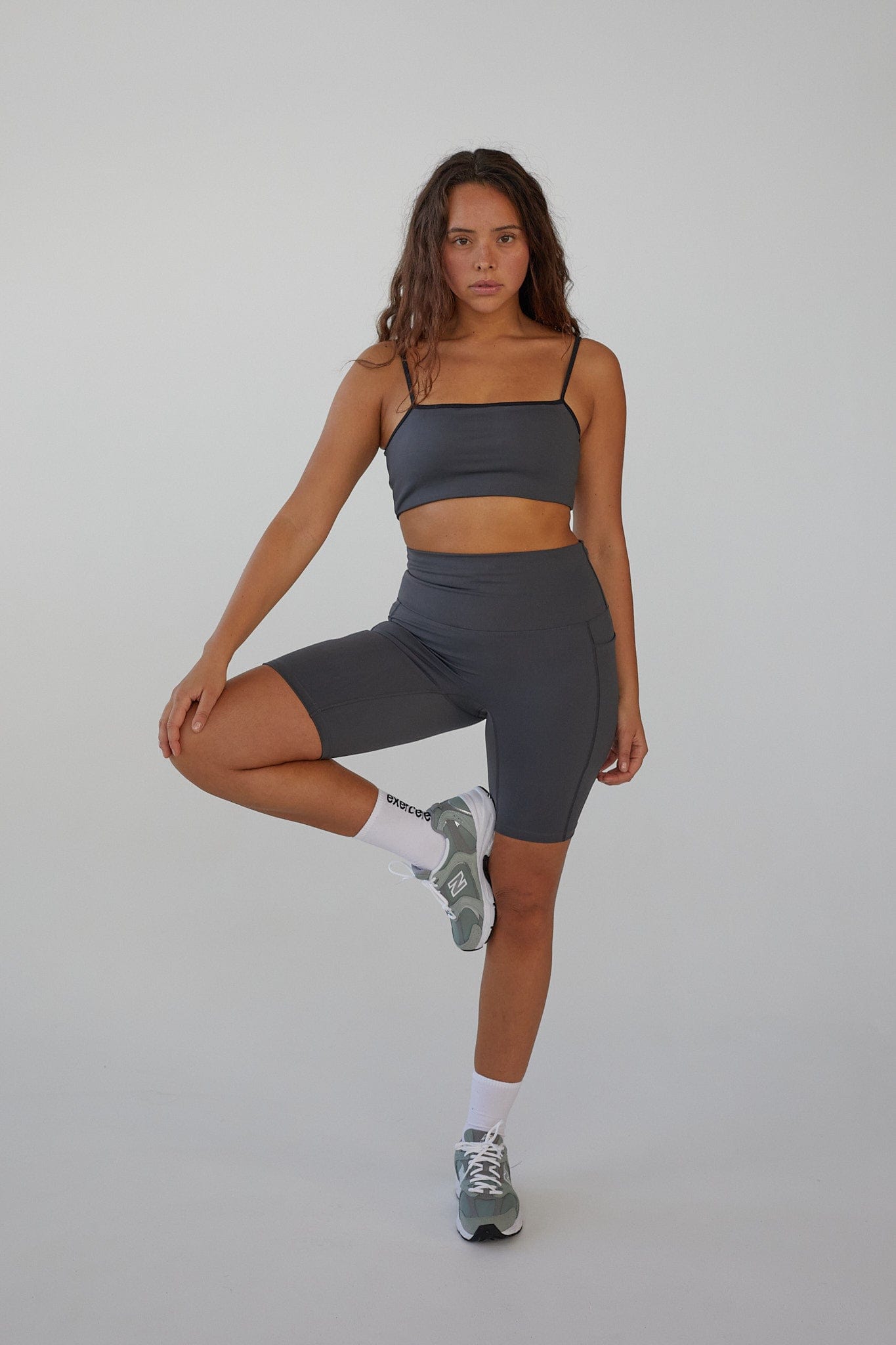 Exercere Sports Bras Active Pixi Bra - Slate Grey