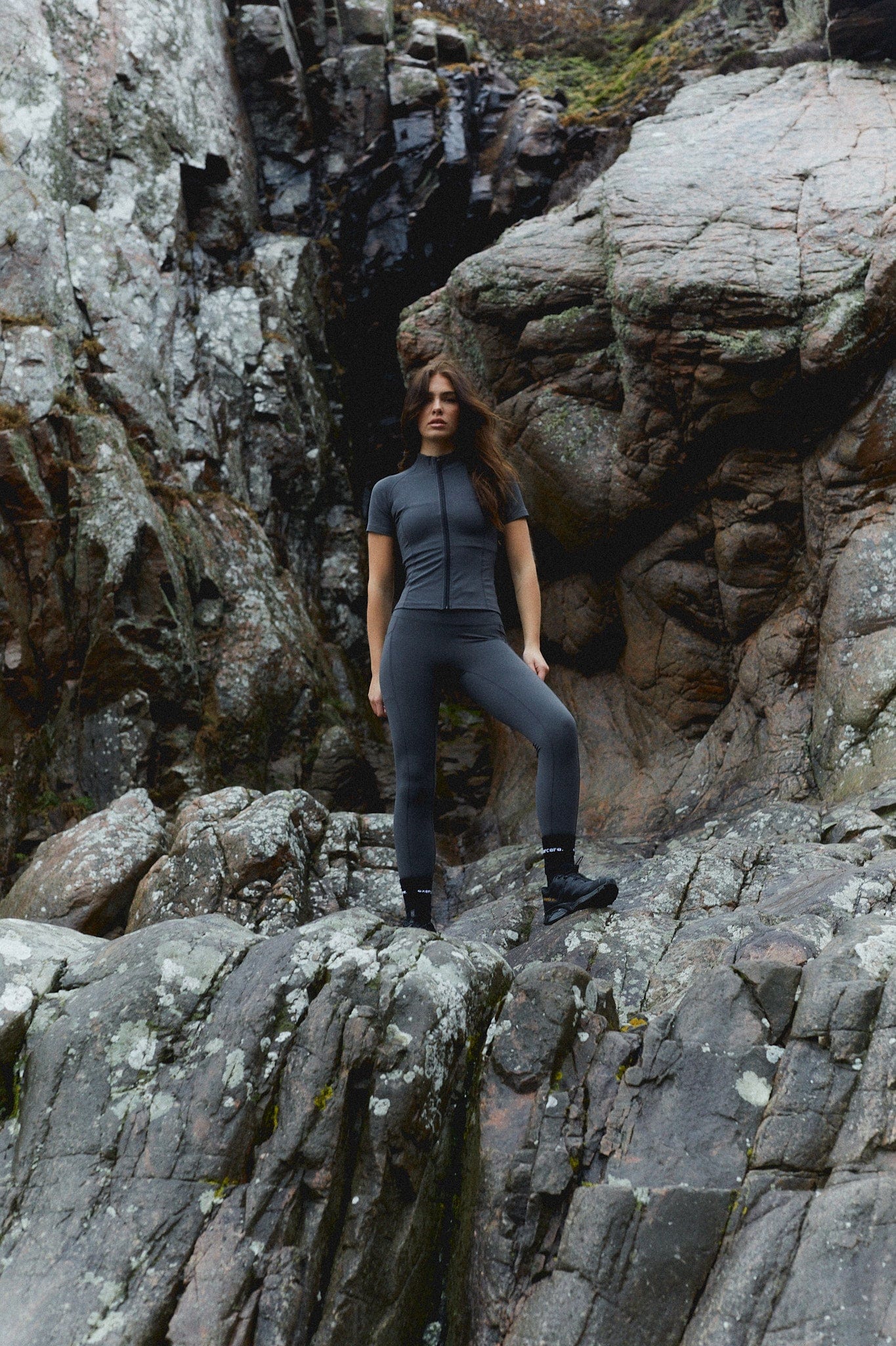 Exercere Tights Active Pocket Tights - Slate Grey