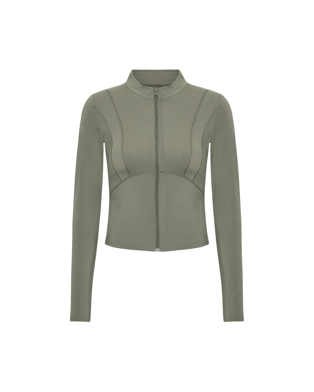 Exercere Blouses Hyper Zip Blouse - Olive Green