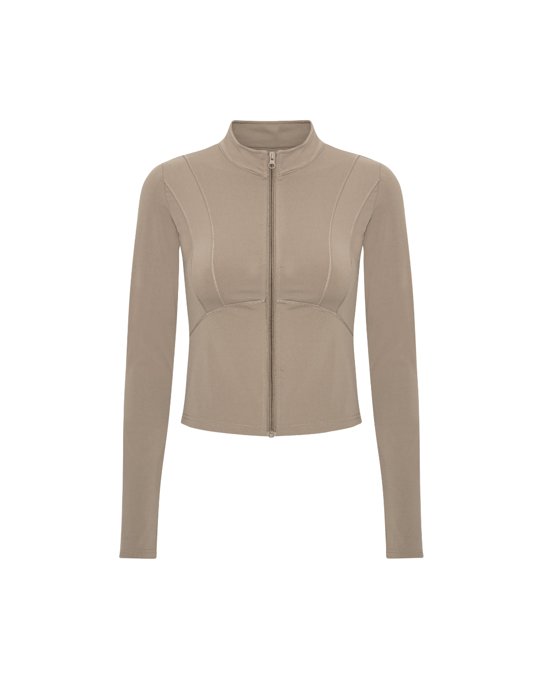Exercere Blouses Hyper Zip Blouse - Sand Beige