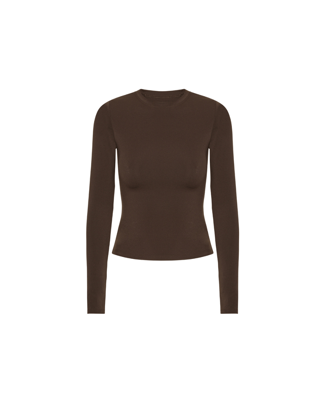 Exercere Tops Neaty Long Sleeve - Pecan Brown