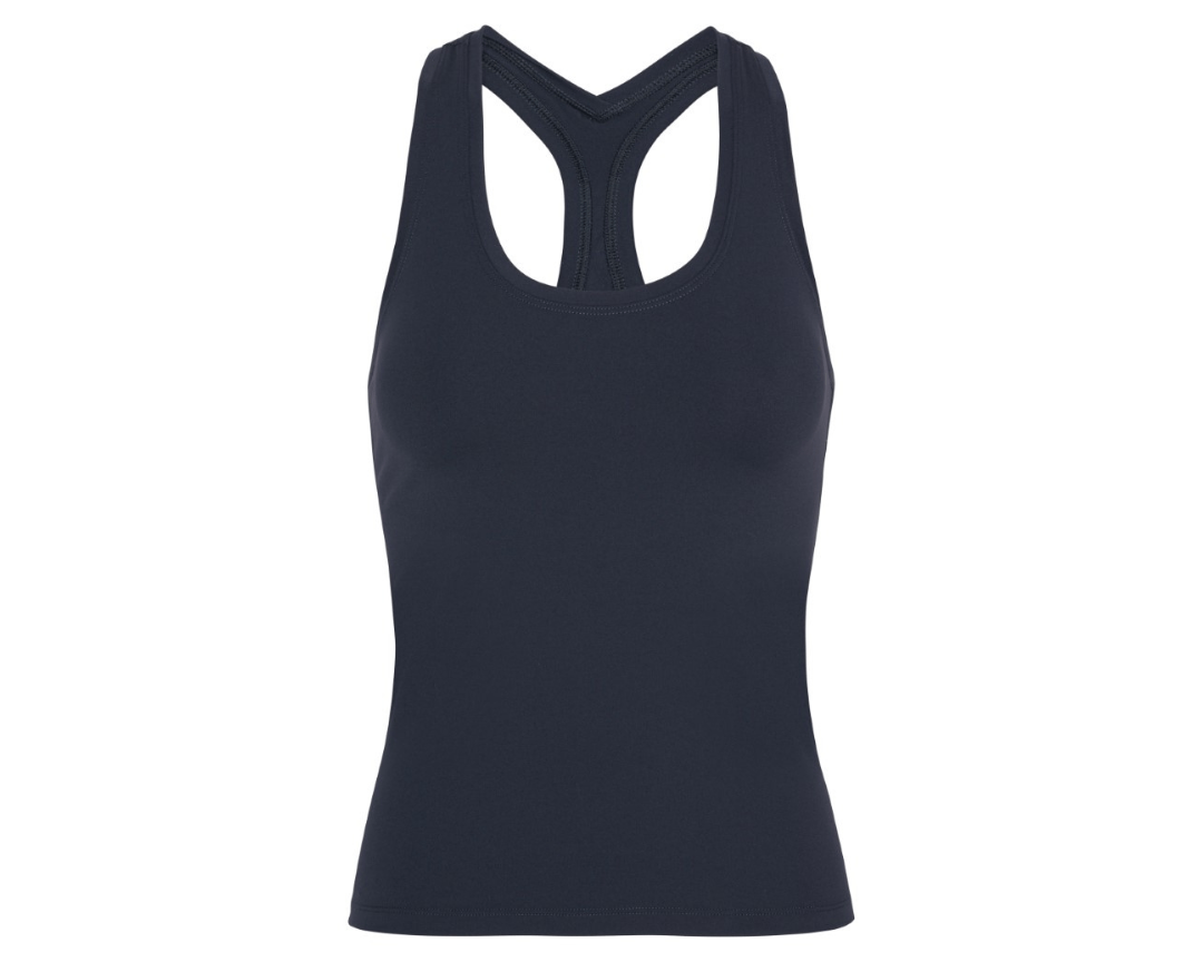 Exercere Tops Neaty Racer Back Top - Navy