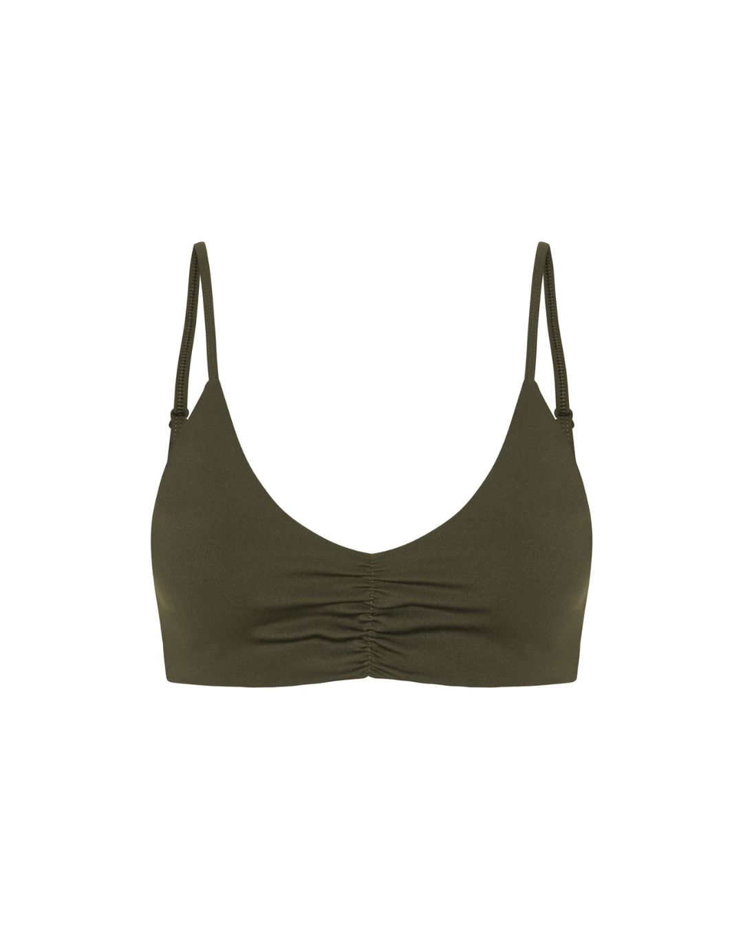 Exercere Sports Bras Scrunch Bra - Forrest Green