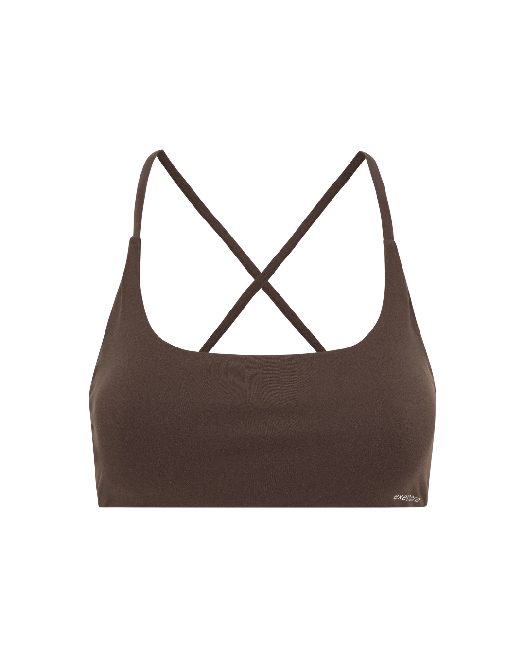 Exercere Sports Bras Sculpt Bra - Pecan Brown