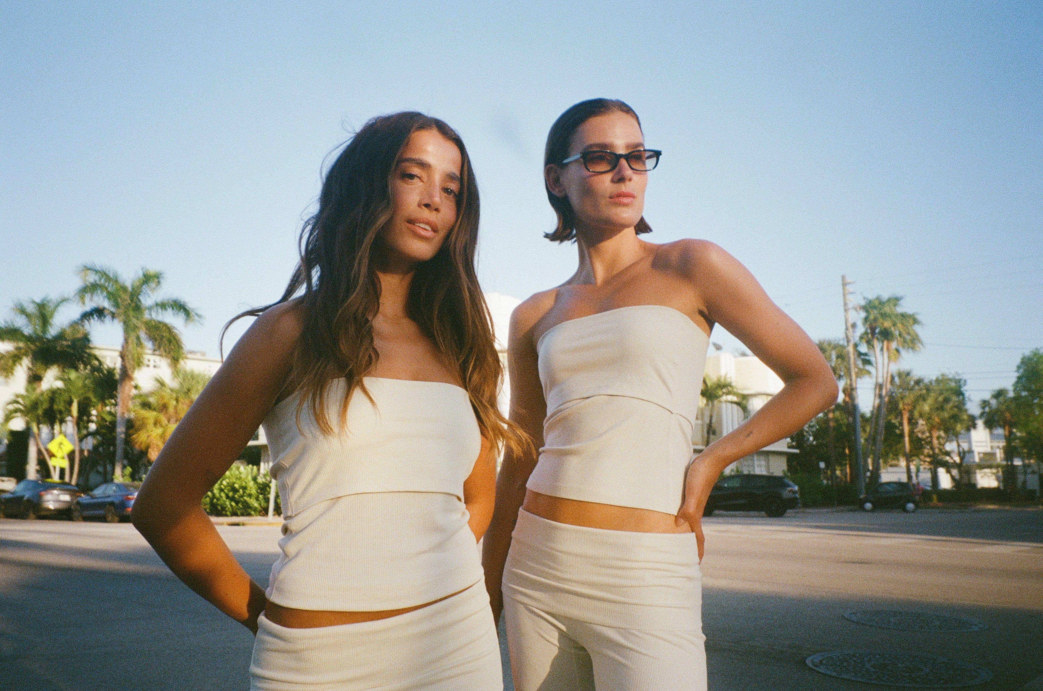 Exercere Tops Rib Tube Top - Honey